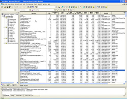 Rational Quantify Function List View for a Visual C++ Application