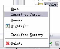 ͼ 4 Insert at Cursor