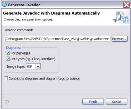 JavaDoc 环境的屏幕快照