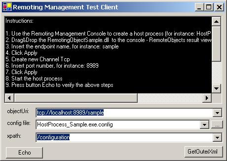 Remoting Management Console