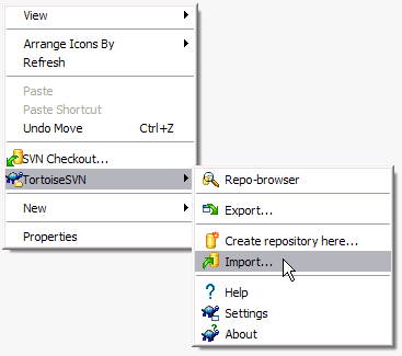 tortoisesvn-import