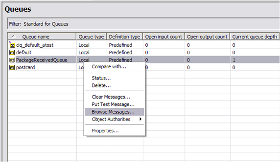 ͼ 10.  WebSphere MQ Ϣ